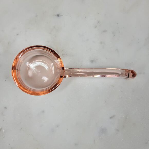 Vintage Pink Depression Glass Spoon 5" Condiment Gravy Sauce Mayonnaise Ladle - Picture 5 of 8